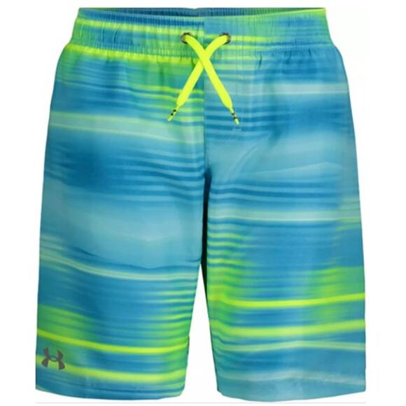 Under Armour Beam Stripe Volley Swim Shorts Size Small - Picture 1 of 6
